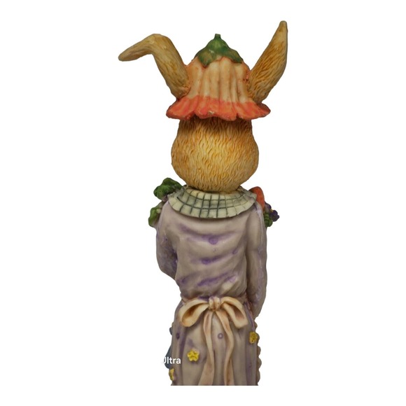 VTG anthropomorphic Easter Bunnies Gardening Shopping Figurines Kitsch Holiday - Picture 12 of 16